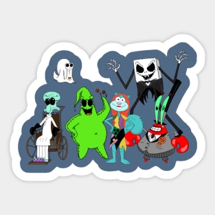 The Nightmare In Bikini Bottom Sticker